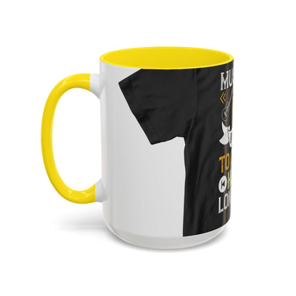 Music was invented to confirm human loneliness — Accent Mug 11/15oz