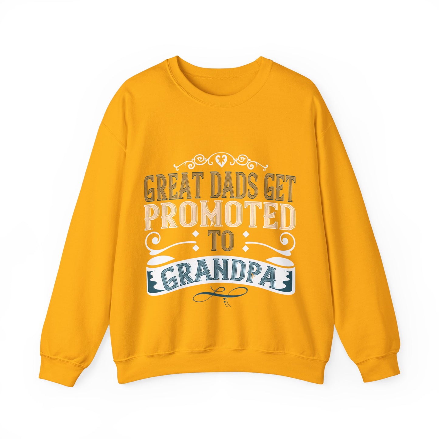 Great dads get promoted to grandpa-2 — Unisex Heavy Blend Crewneck (G18000)