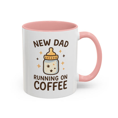 New Dad Coffee Mug | Funny Gift for New Parents | Baby Shower, Birthday, Dad's Day | 11oz & 15oz