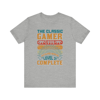 The Classic Gamer 1999 T-shirt, Gaming Tshirt, Gameboy Shirt, Unisex Shirt, Crewneck Shirt, Short Sleeve Tee, Gift for Him, Gift for Her