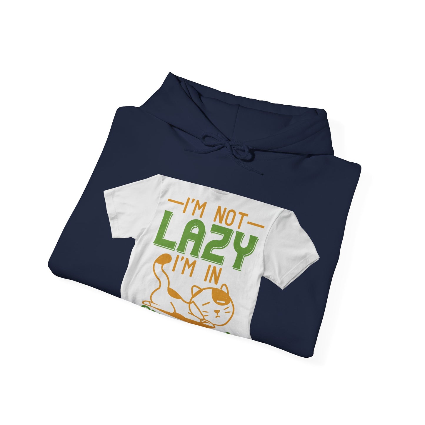 iΓÇÖm not lazy iΓÇÖm in quarantine — Unisex Heavy Blend Hoodie (G18500)