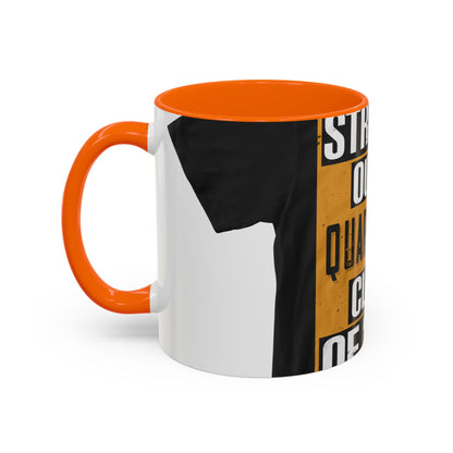 straight outta quarantine class of 2020 — Accent Mug 11/15oz
