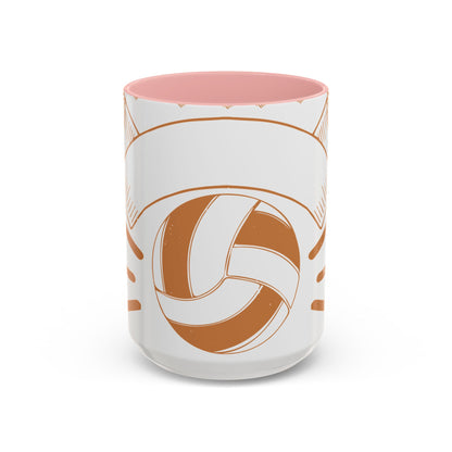 Volleyball Invented by men, perfected by women-01 — Accent Mug 11/15oz