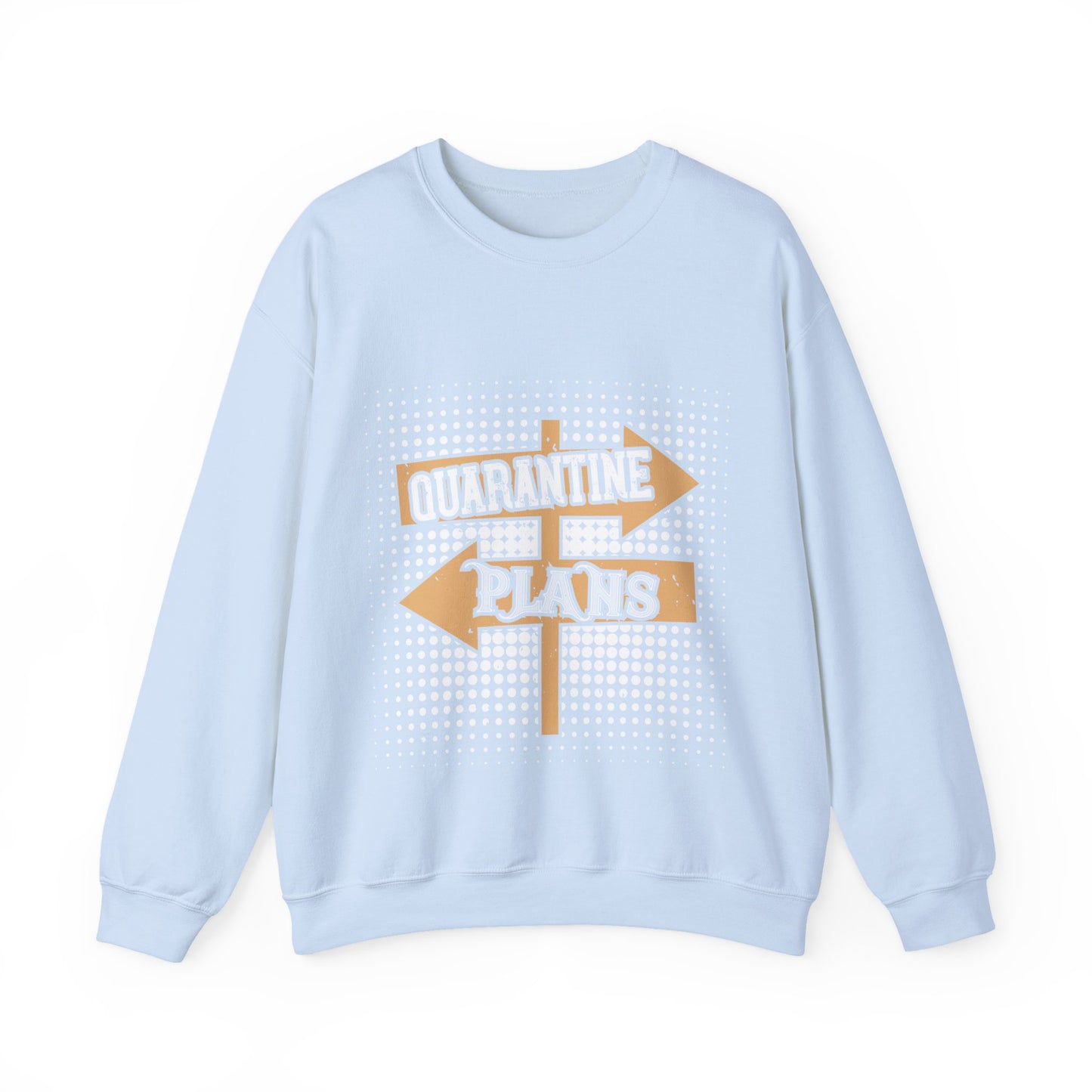 quarantine plans-01 — Unisex Heavy Blend Crewneck (G18000)
