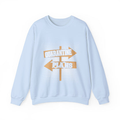 quarantine plans-01 — Unisex Heavy Blend Crewneck (G18000)