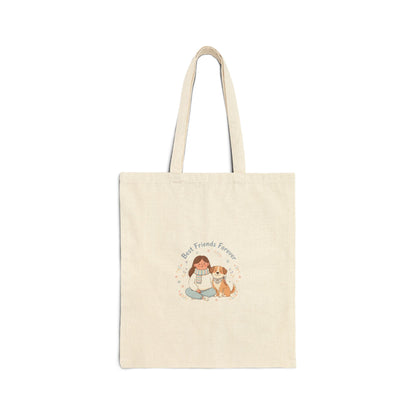 Pet & Pup Illustration Tote, paw print design, pet owner matching