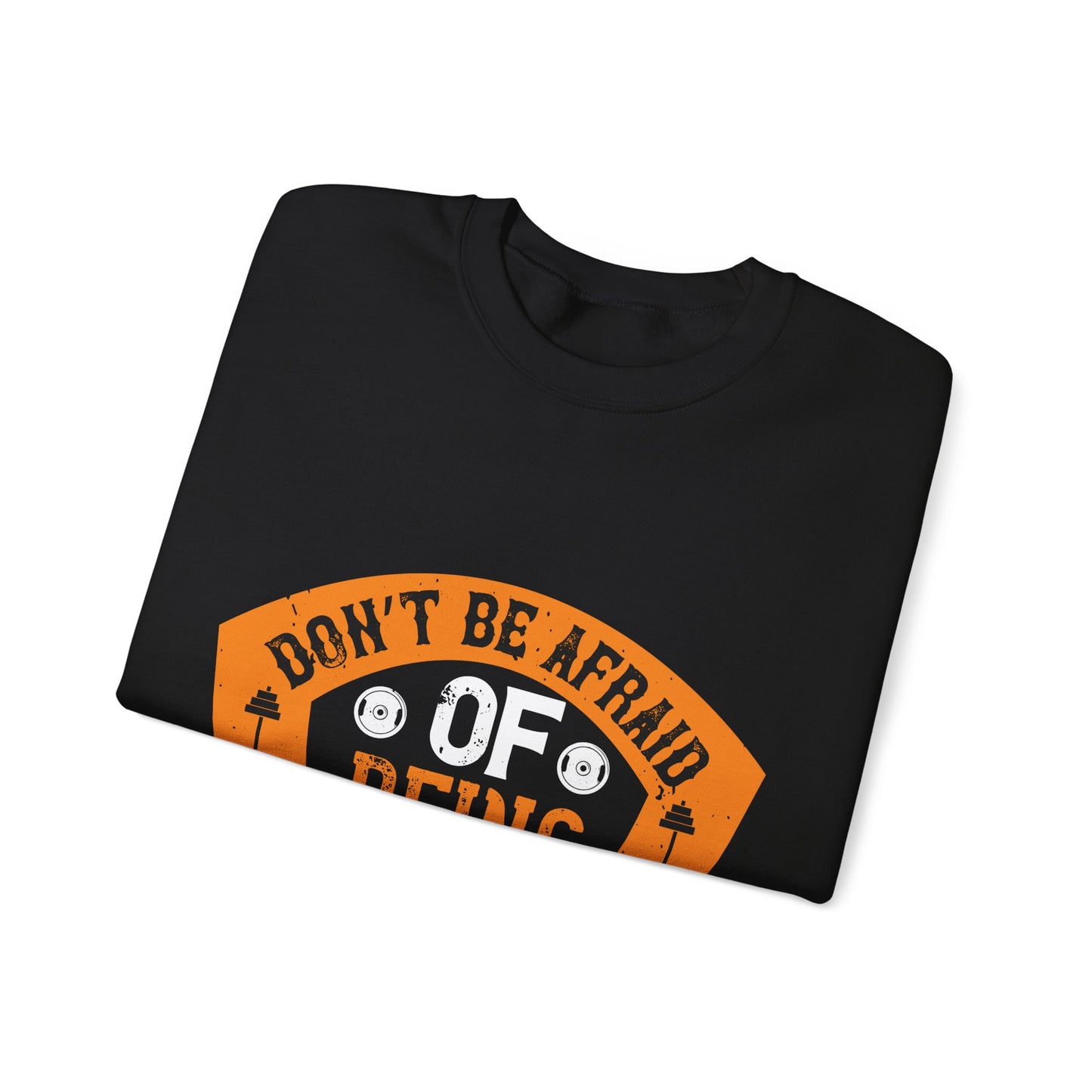 DonΓÇÖt be afraid of being a beginner-01 — Unisex Heavy Blend Crewneck (G18000)