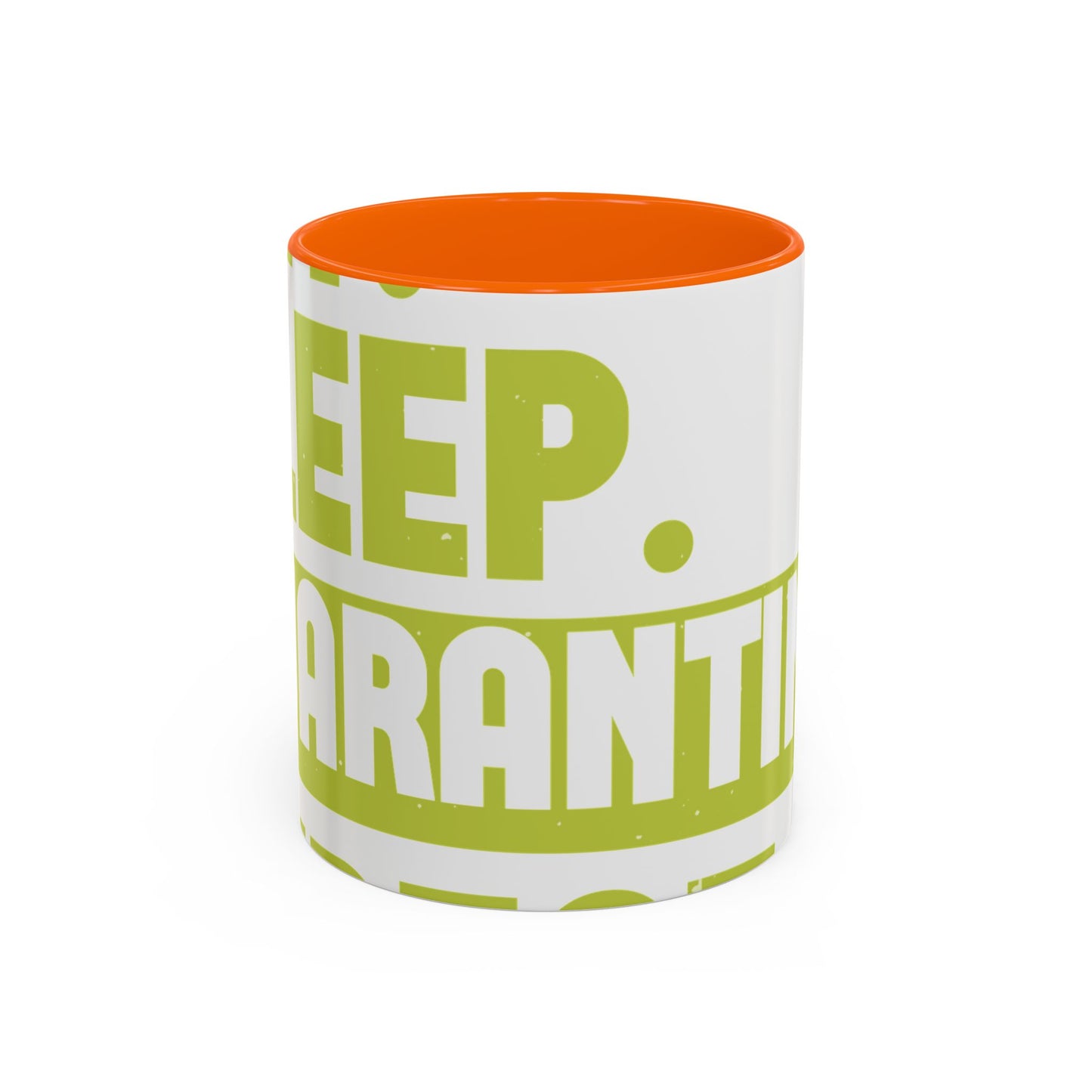 eat sleep quarantine repeat-01 — Accent Mug 11/15oz