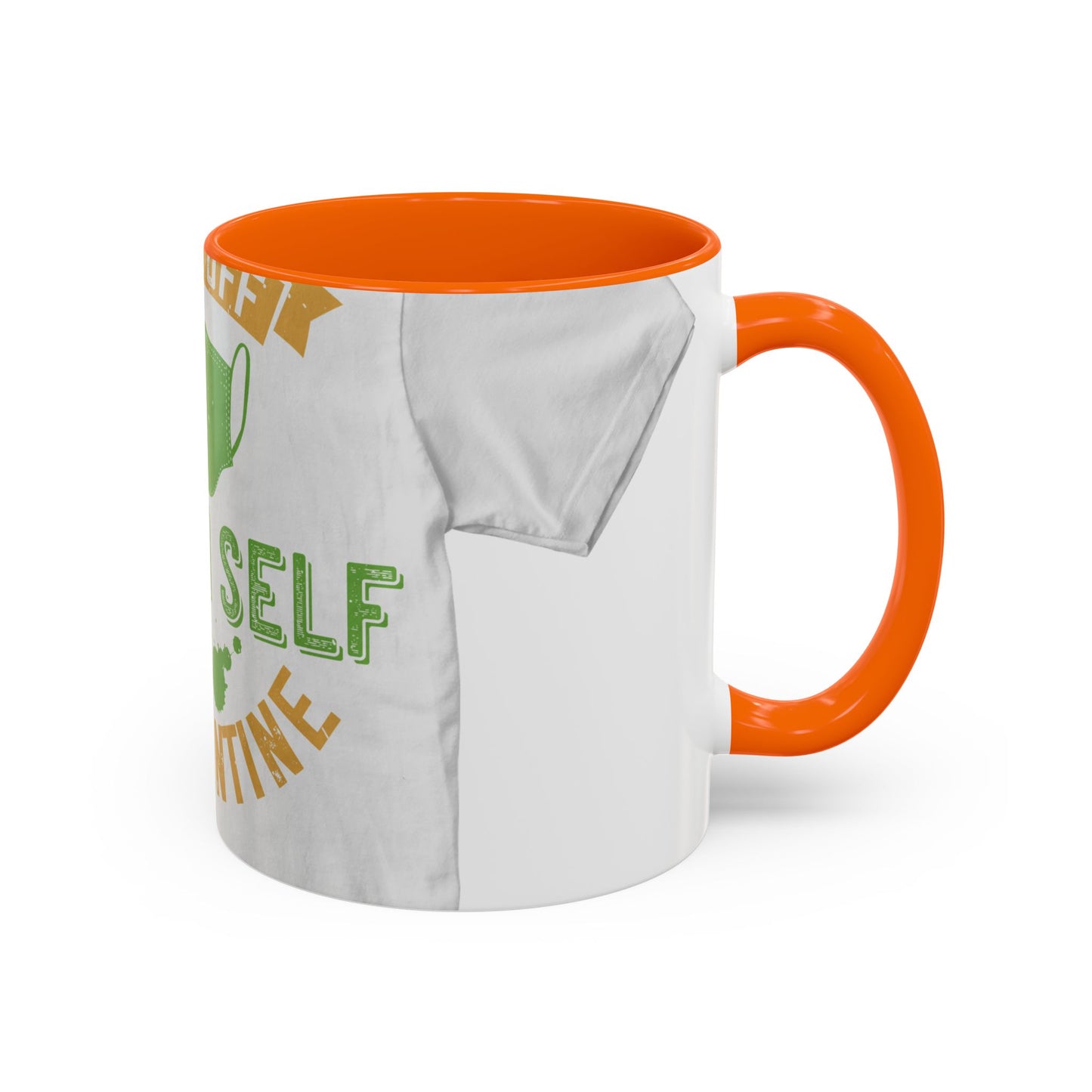 back off i'm on self quarantine — Accent Mug 11/15oz