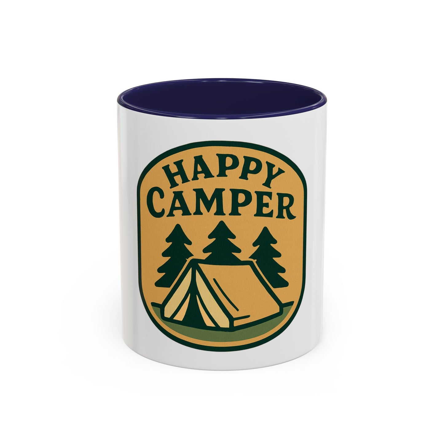 Happy Camper Coffee Mug - Fun Camping Gift, Outdoor Lover's Mug, Adventure Coffee Cup, Holiday Gift, Camping Decor