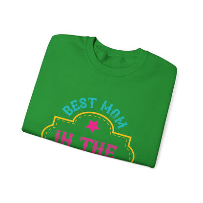 best mom in the galaxy-01 — Unisex Heavy Blend Crewneck (G18000)