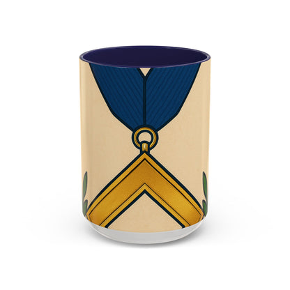 Worshipful master jewel Square — Accent Mug 11/15oz
