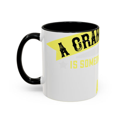 A grandfather is someone with silver-01 — Accent Mug 11/15oz