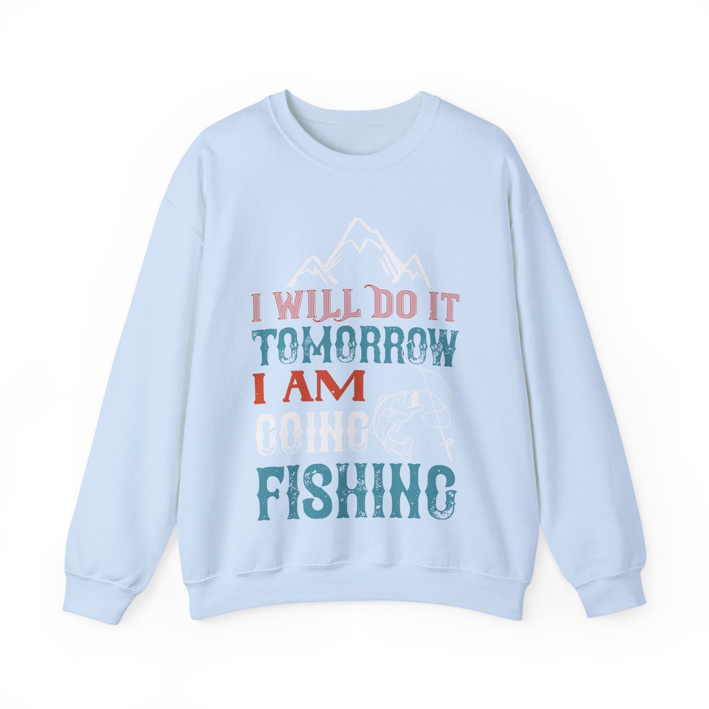 I WILL DO IT TOMORROW-01 — Unisex Heavy Blend Crewneck (G18000)