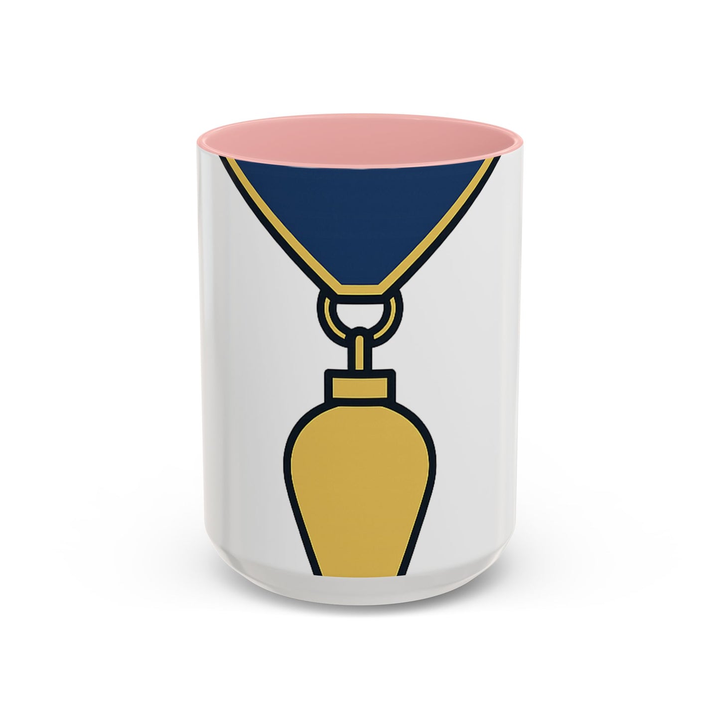 Junior Warden -JW - white bg — Accent Mug 11/15oz