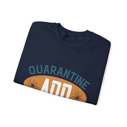 quarantine and chill-011 — Unisex Heavy Blend Crewneck (G18000)