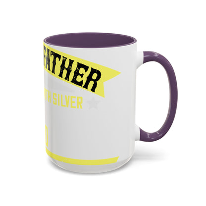 A grandfather is someone with silver-01 — Accent Mug 11/15oz