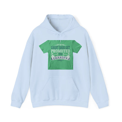 Great dads get promoted to grandpa-02 — Unisex Heavy Blend Hoodie (G18500)