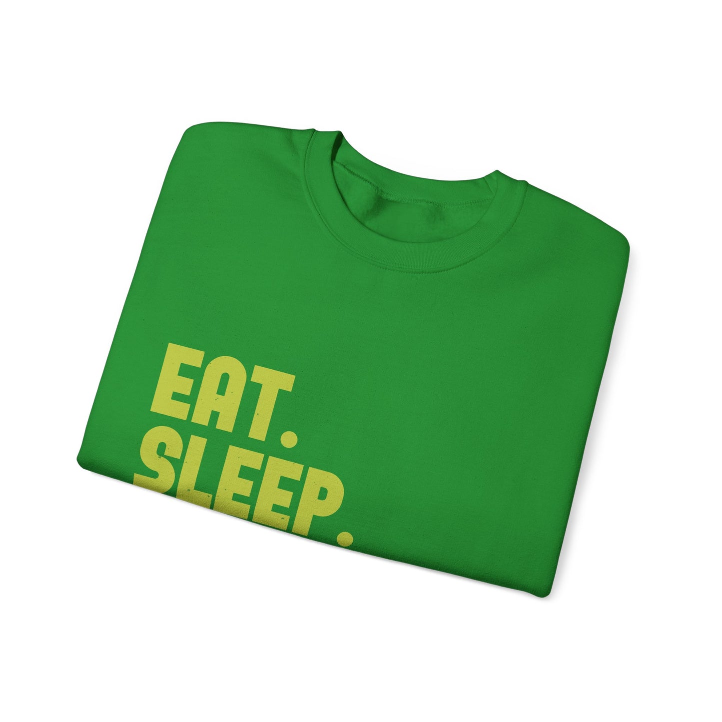 eat sleep quarantine repeat-01 — Unisex Heavy Blend Crewneck (G18000)