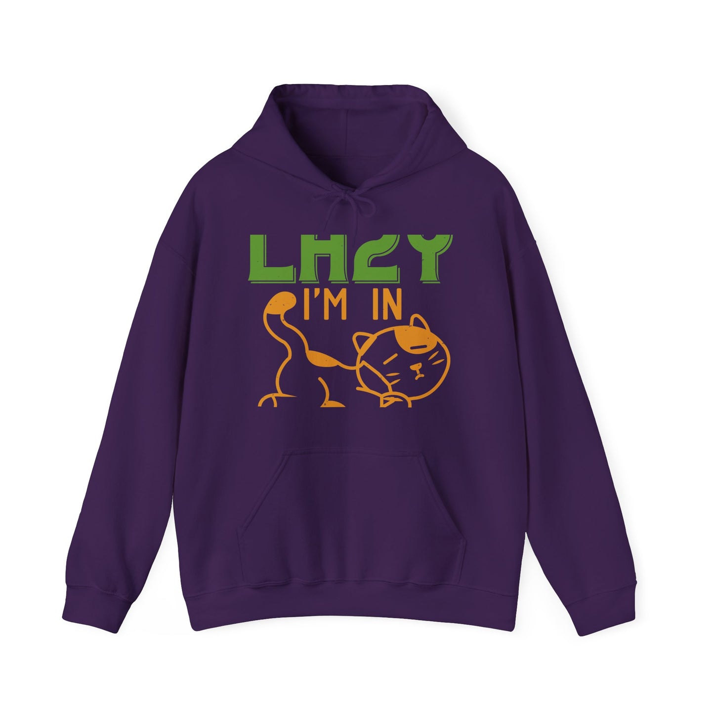 iΓÇÖm not lazy iΓÇÖm in quarantine-01 — Unisex Heavy Blend Hoodie (G18500)