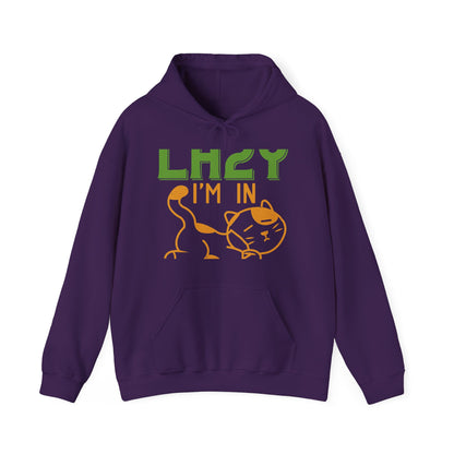 iΓÇÖm not lazy iΓÇÖm in quarantine-01 — Unisex Heavy Blend Hoodie (G18500)