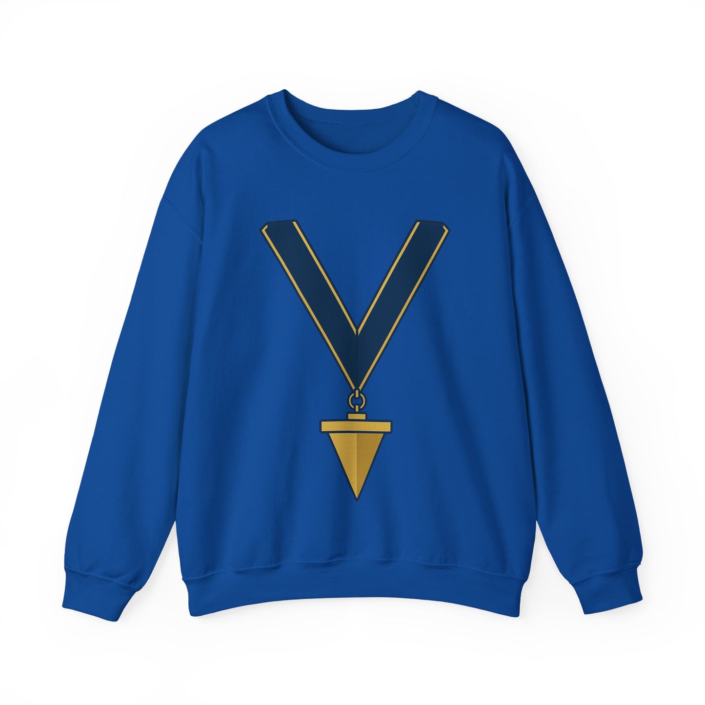 Junior Warden JW-- the plumb — Unisex Heavy Blend Crewneck (G18000)