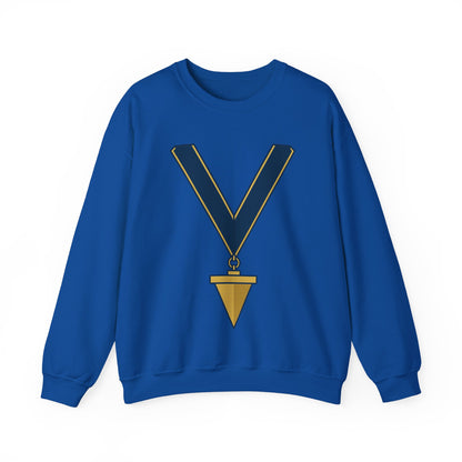 Junior Warden JW-- the plumb — Unisex Heavy Blend Crewneck (G18000)