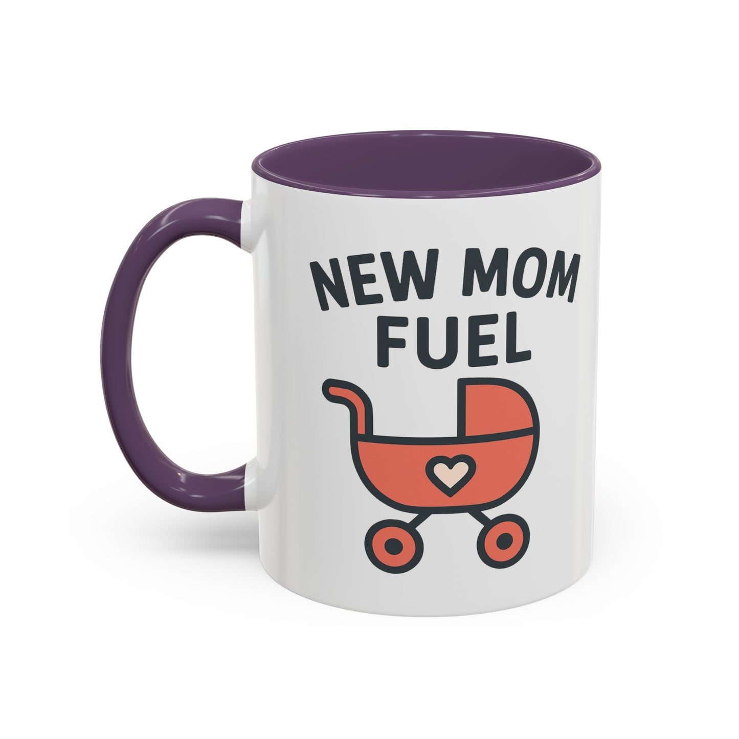 New Mom Fuel Coffee Mug - Cute Mom Gift, Ceramic Coffee Cup, Mommy Essentials, Baby Shower Gift, Parent Life Mug