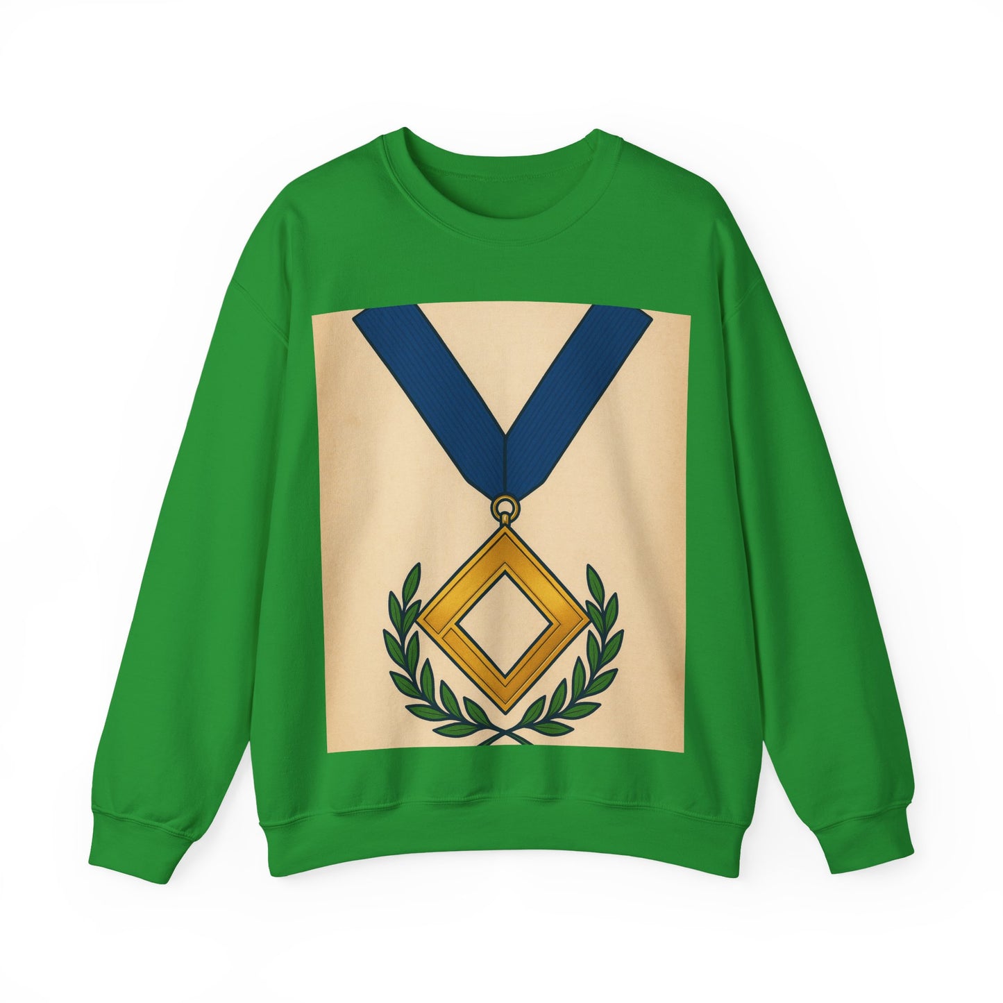 Worshipful master jewel Square — Unisex Heavy Blend Crewneck (G18000)