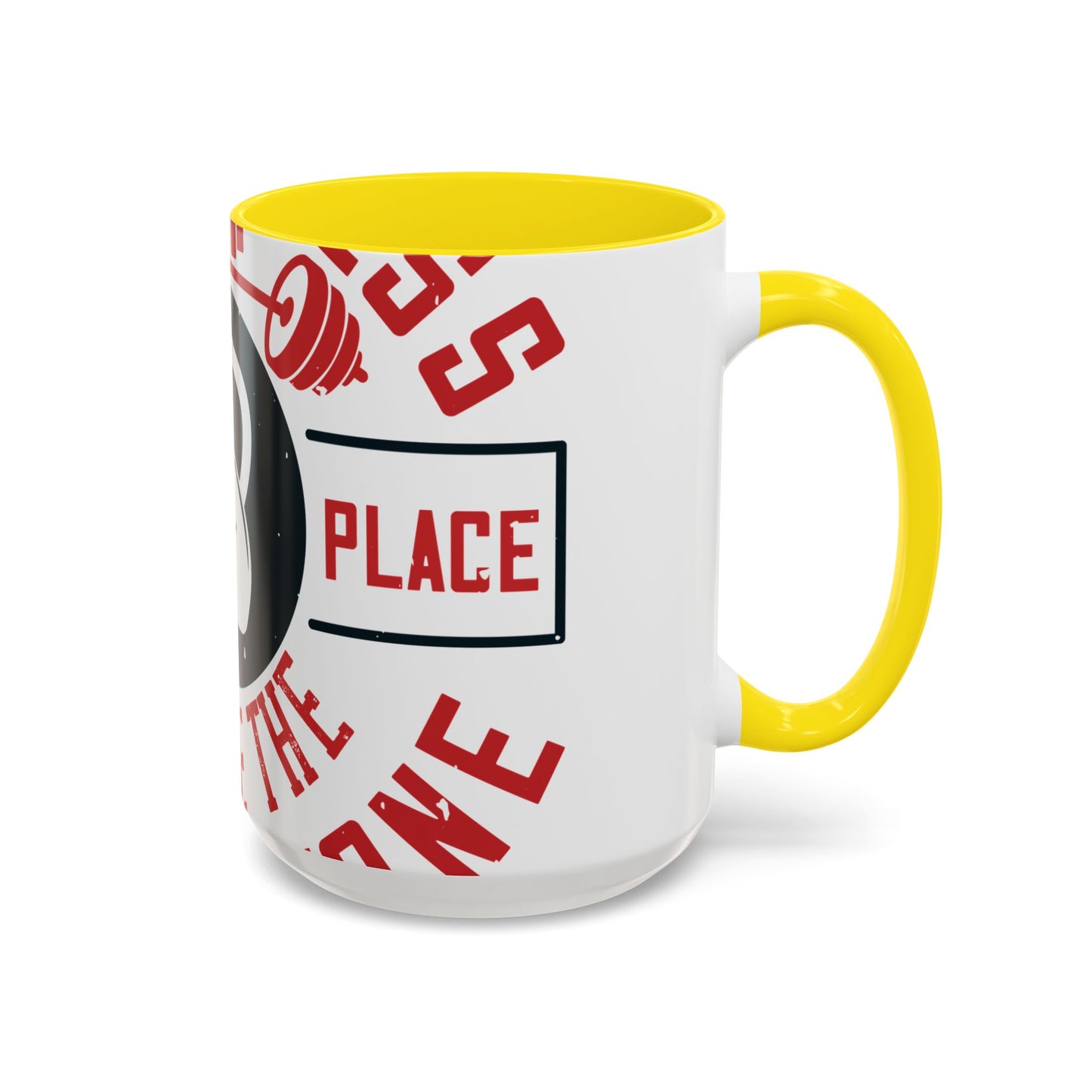 All progress takes place outside the comfort zone-01 — Accent Mug 11/15oz