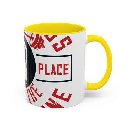 All progress takes place outside the comfort zone-01 — Accent Mug 11/15oz