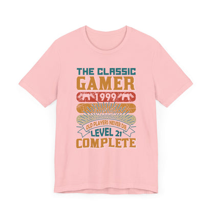 The Classic Gamer 1999 T-shirt, Gaming Tshirt, Gameboy Shirt, Unisex Shirt, Crewneck Shirt, Short Sleeve Tee, Gift for Him, Gift for Her