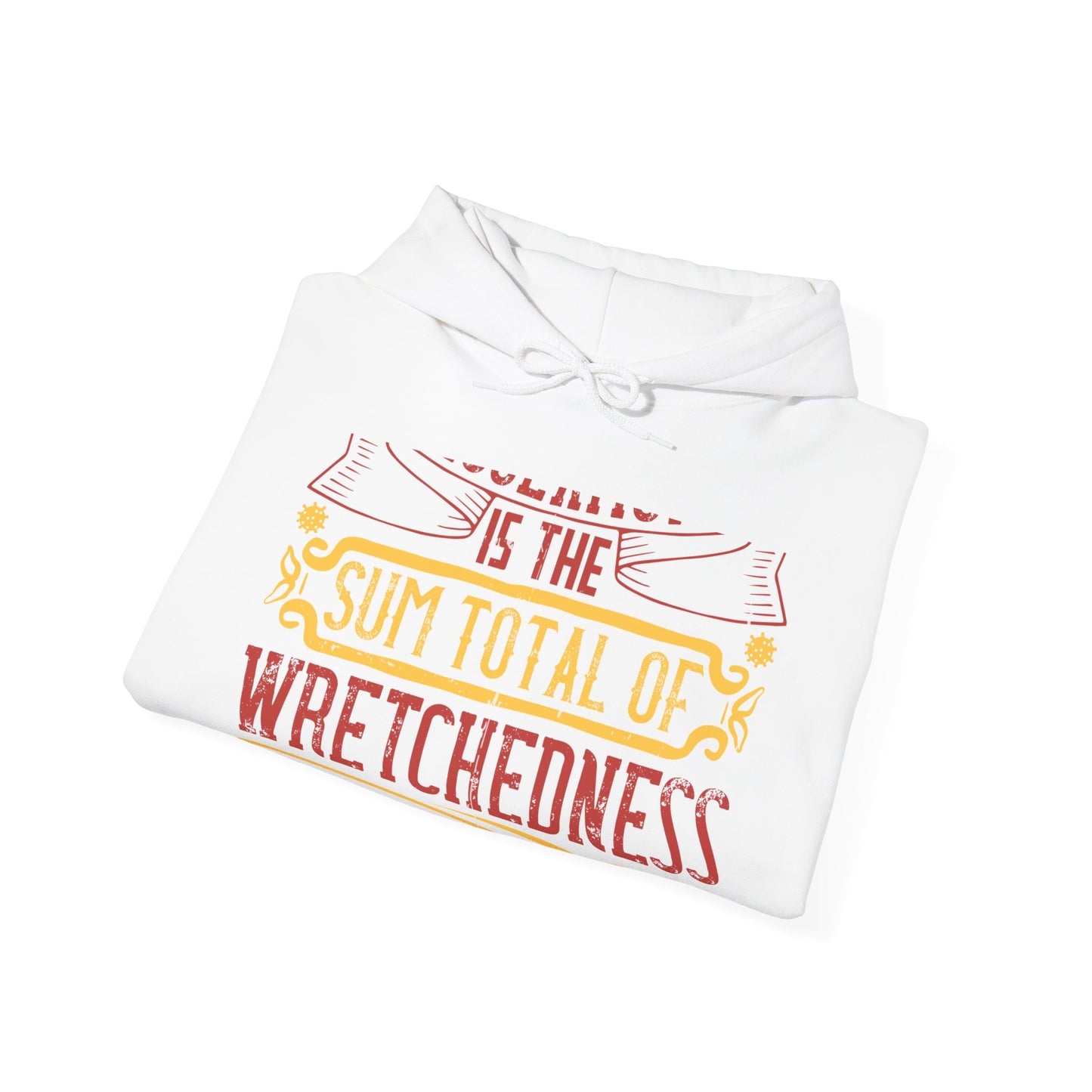 Isolation is the sum total of wretchedness to a man-01 — Unisex Heavy Blend Hoodie (G18500)