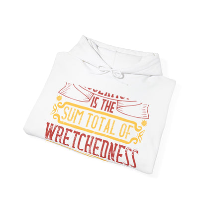 Isolation is the sum total of wretchedness to a man-01 — Unisex Heavy Blend Hoodie (G18500)