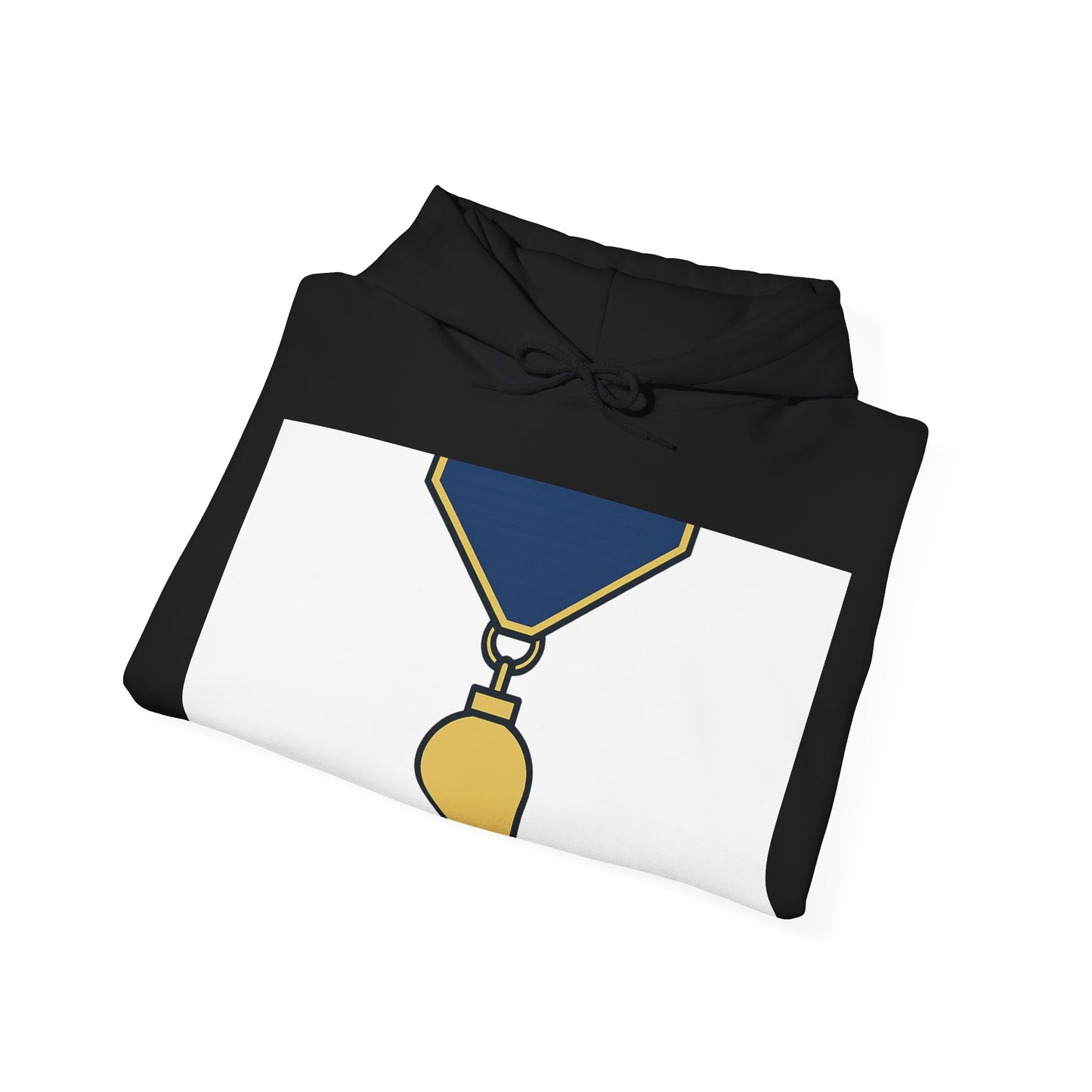 Junior Warden -JW - white bg — Unisex Heavy Blend Hoodie (G18500)