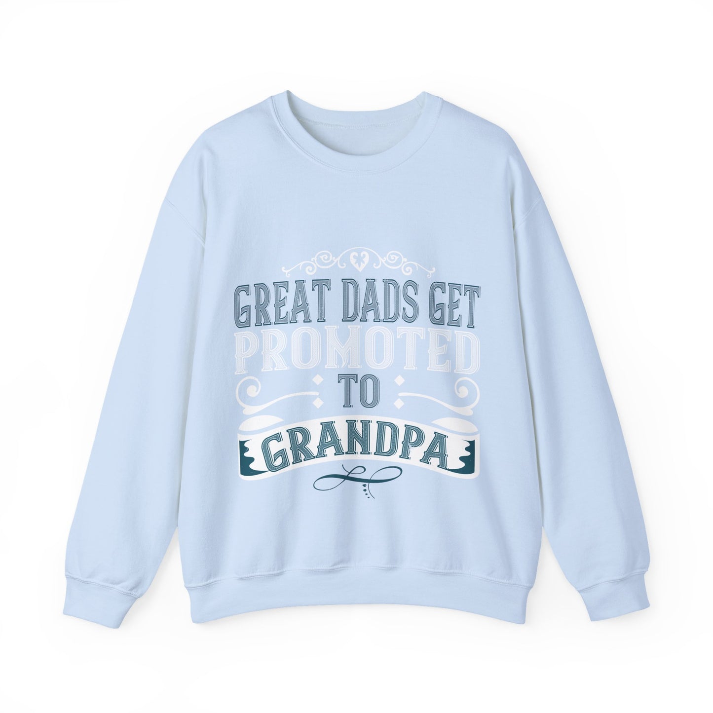 Great dads get promoted to grandpa-2 — Unisex Heavy Blend Crewneck (G18000)