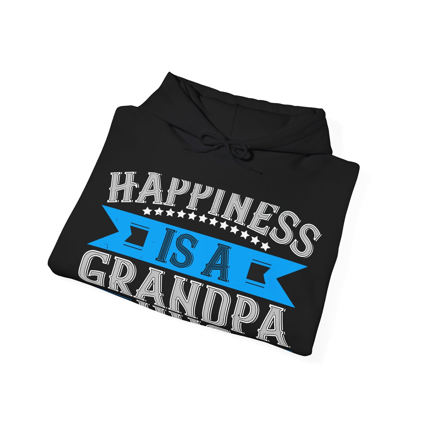 Happiness is a grandpa hug-01 — Unisex Heavy Blend Hoodie (G18500)