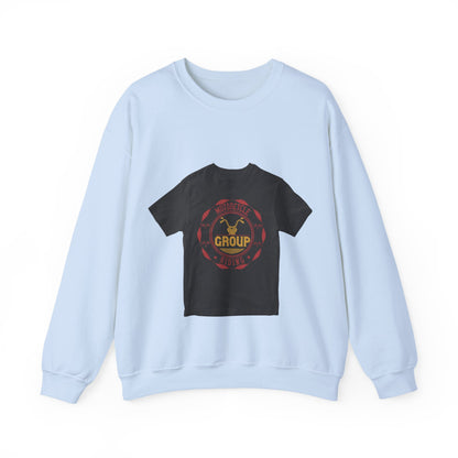 motorcycle group riding — Unisex Heavy Blend Crewneck (G18000)