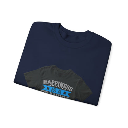Happiness is a grandpa hug-02 — Unisex Heavy Blend Crewneck (G18000)