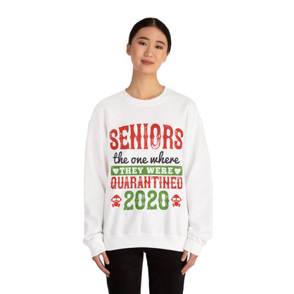 seniors the one where they were quarantined 2020-01 — Unisex Heavy Blend Crewneck (G18000)