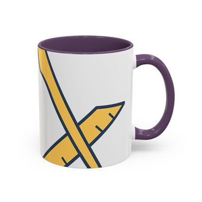 Plain Square and compass — Accent Mug 11/15oz