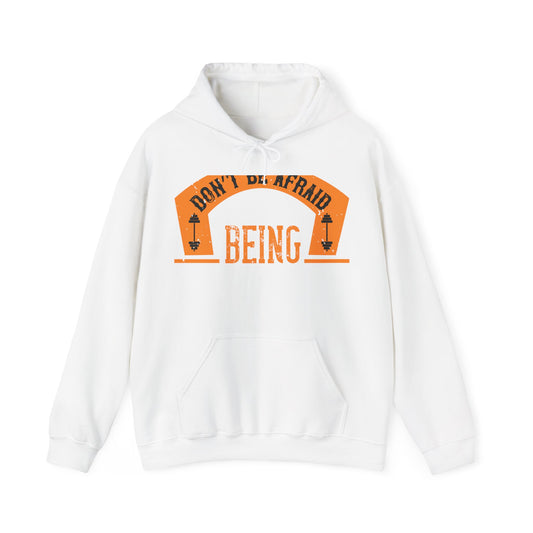 DonΓÇÖt be afraid of being a beginner-01 — Unisex Heavy Blend Hoodie (G18500)