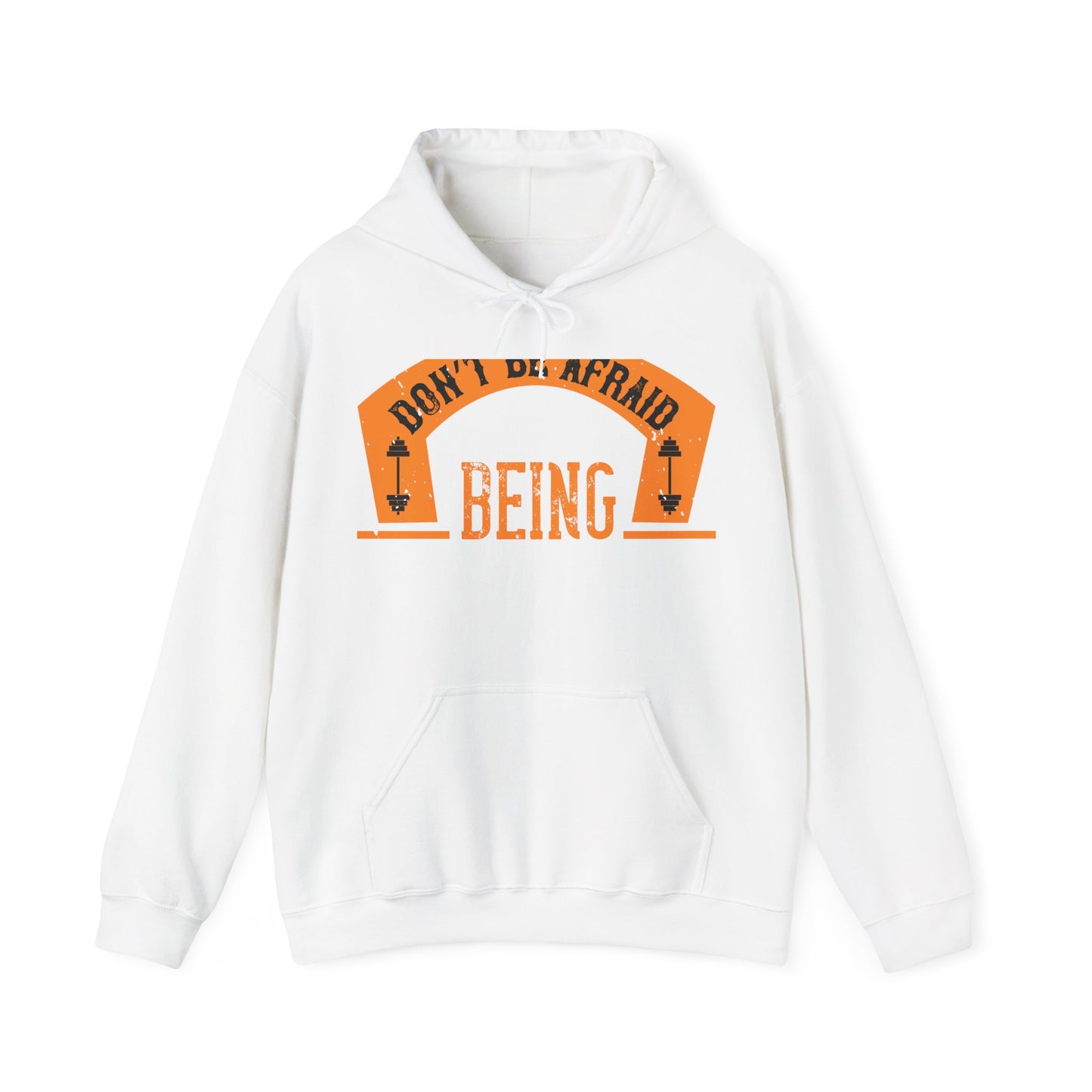 DonΓÇÖt be afraid of being a beginner-01 — Unisex Heavy Blend Hoodie (G18500)