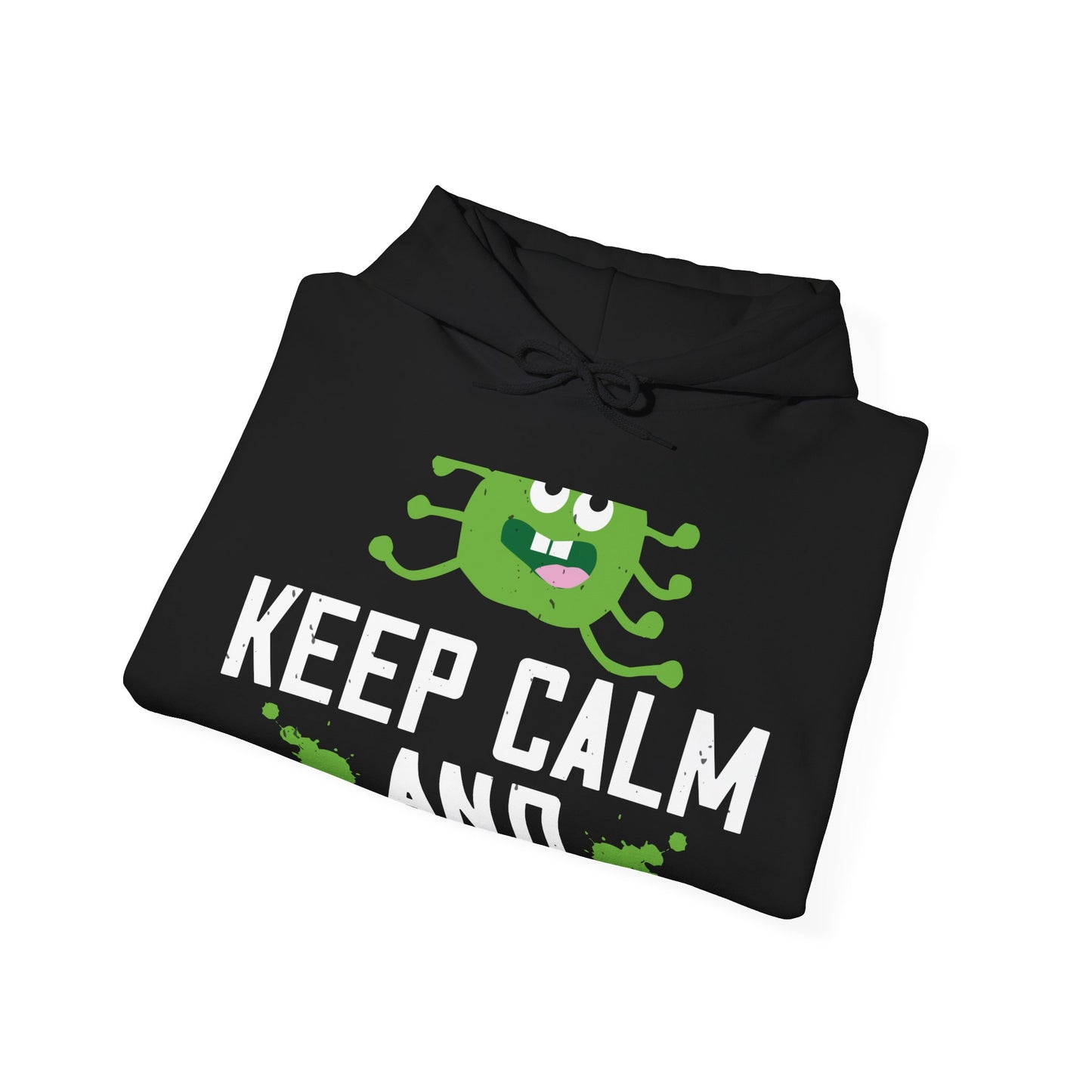 keep calm and quarantine-01 — Unisex Heavy Blend Hoodie (G18500)