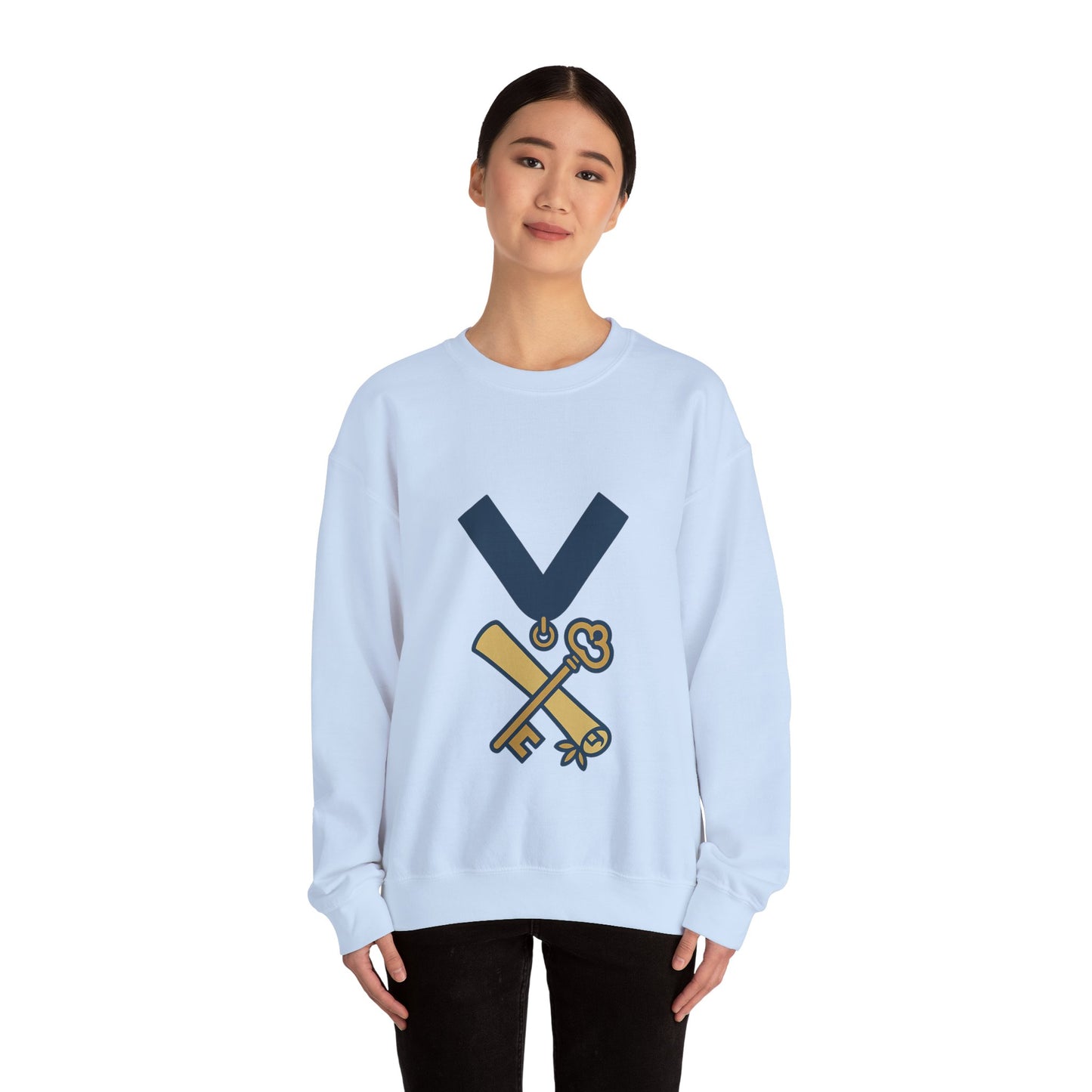 Curator — Unisex Heavy Blend Crewneck (G18000)