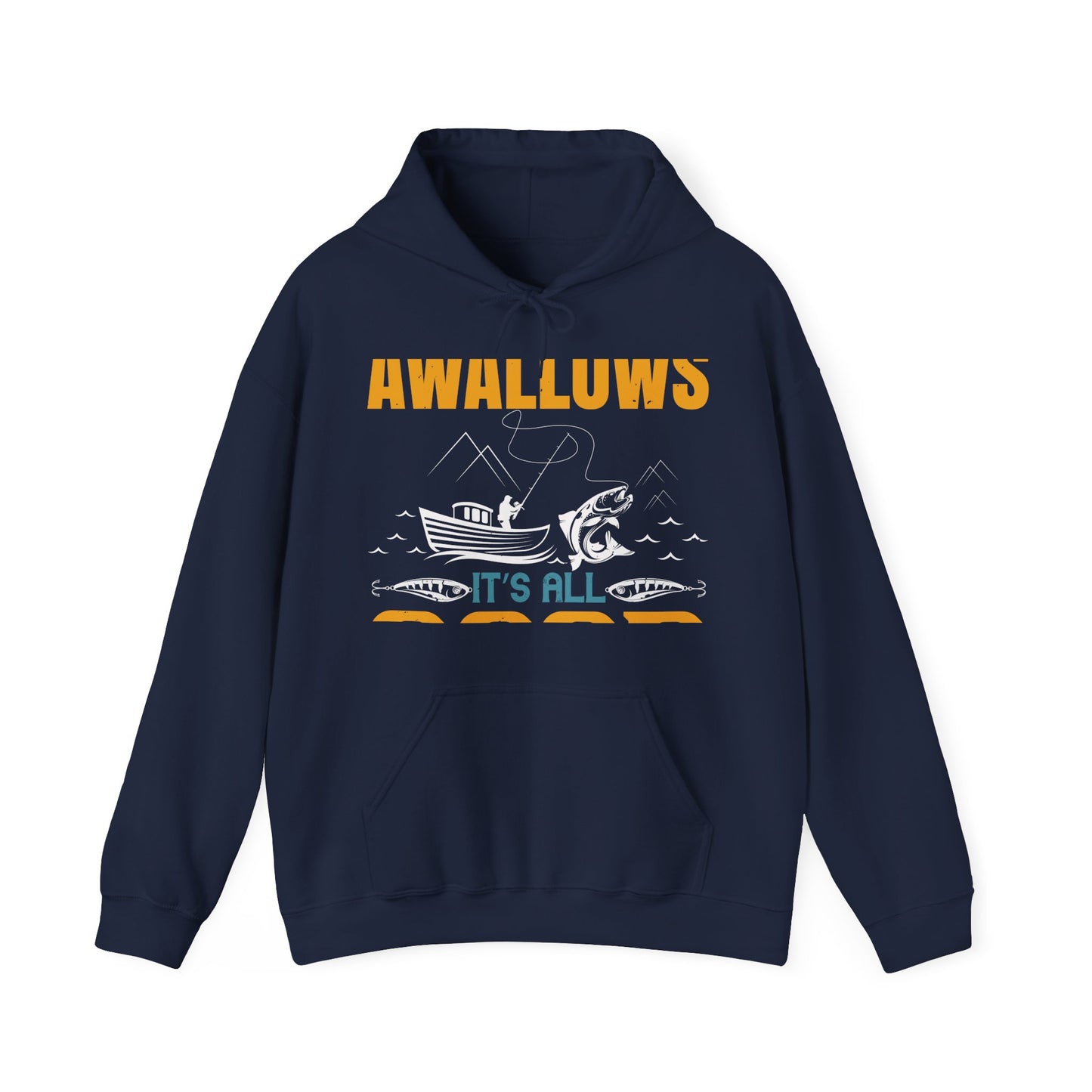 as long as she awallows itΓÇÖs all good-01 — Unisex Heavy Blend Hoodie (G18500)