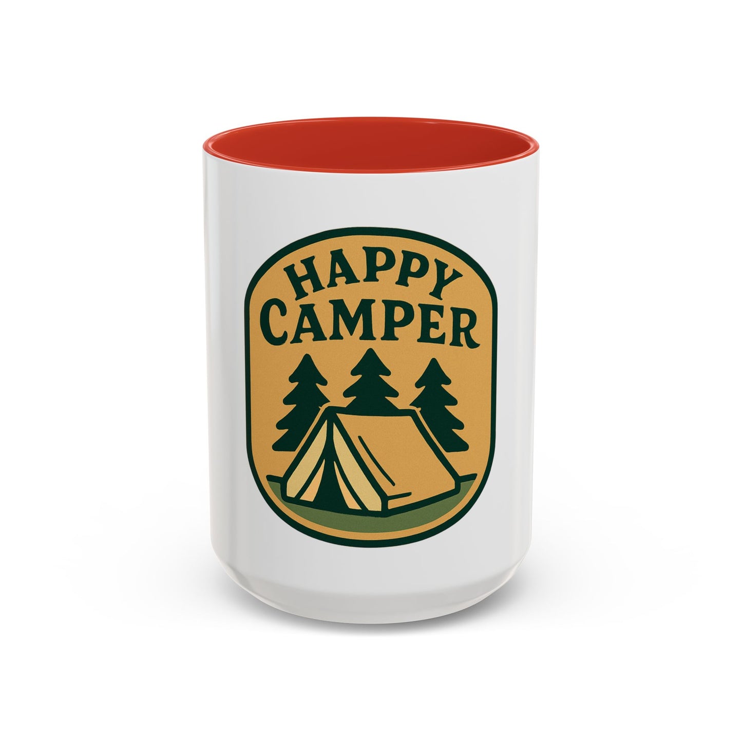 Happy Camper Coffee Mug - Fun Camping Gift, Outdoor Lover's Mug, Adventure Coffee Cup, Holiday Gift, Camping Decor
