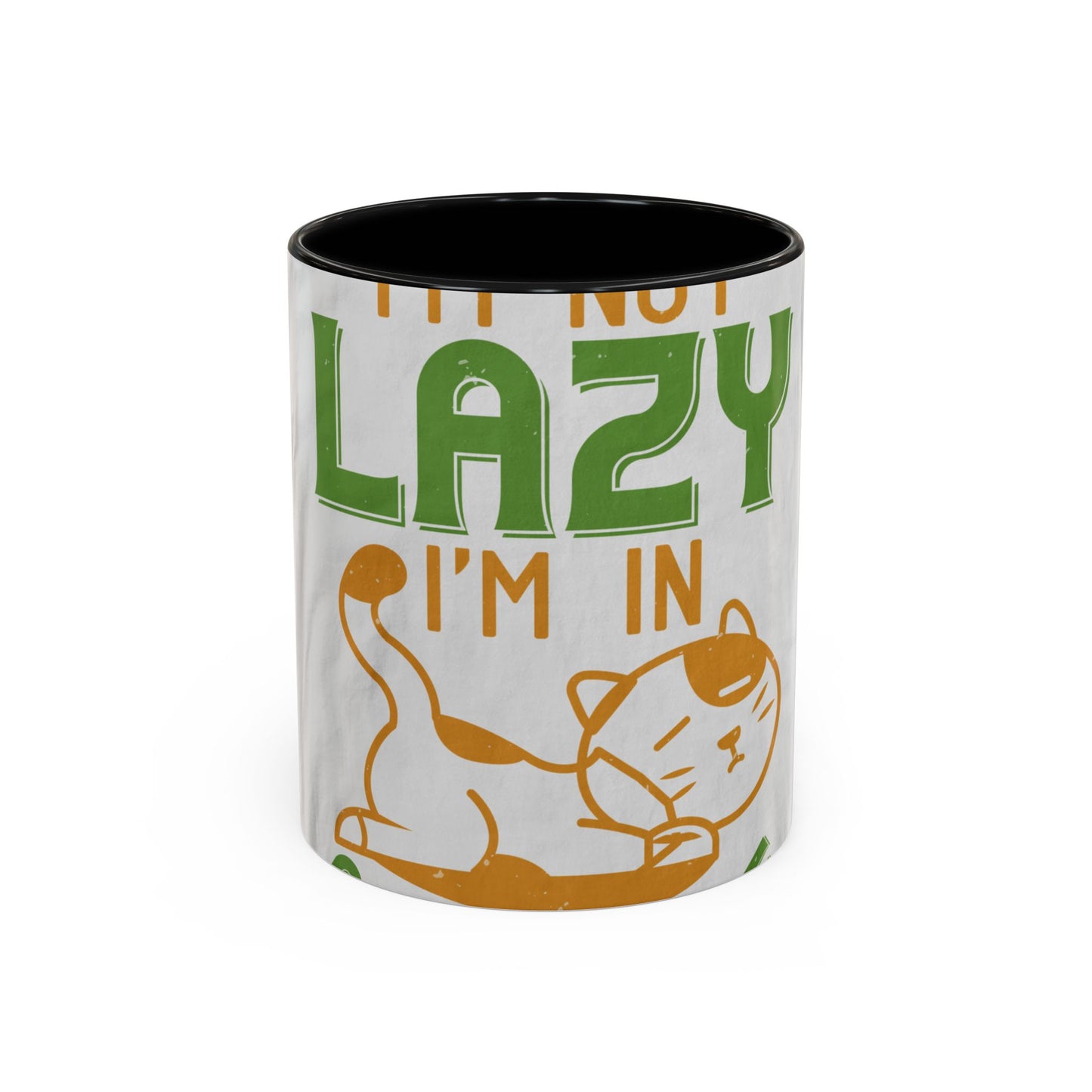 iΓÇÖm not lazy iΓÇÖm in quarantine — Accent Mug 11/15oz