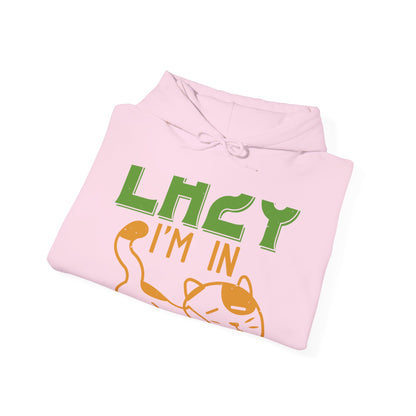 iΓÇÖm not lazy iΓÇÖm in quarantine-01 — Unisex Heavy Blend Hoodie (G18500)