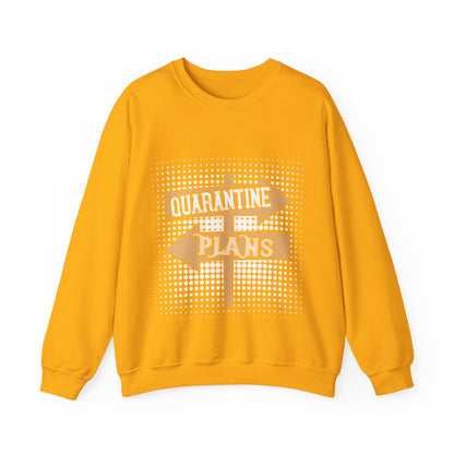 quarantine plans-01 — Unisex Heavy Blend Crewneck (G18000)